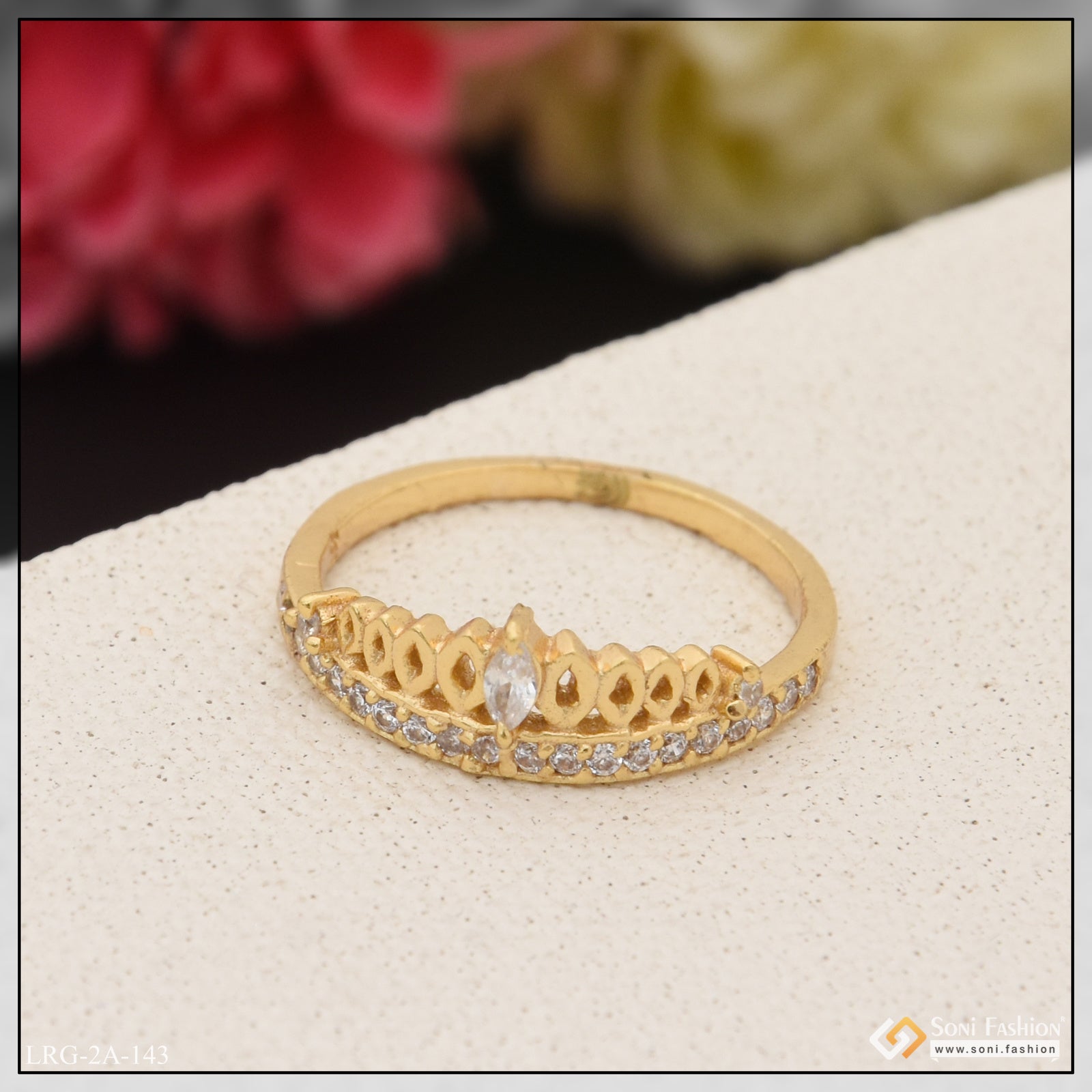 Buy quality Simple Fancy Cz Ladies Ring LRG -0056 in Ahmedabad